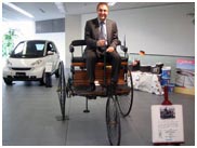 Bruno De Bonis On The First Mercedes Benz Cars In The Mercedez Benz Museum, Tokyo - Slightly Before His Time.